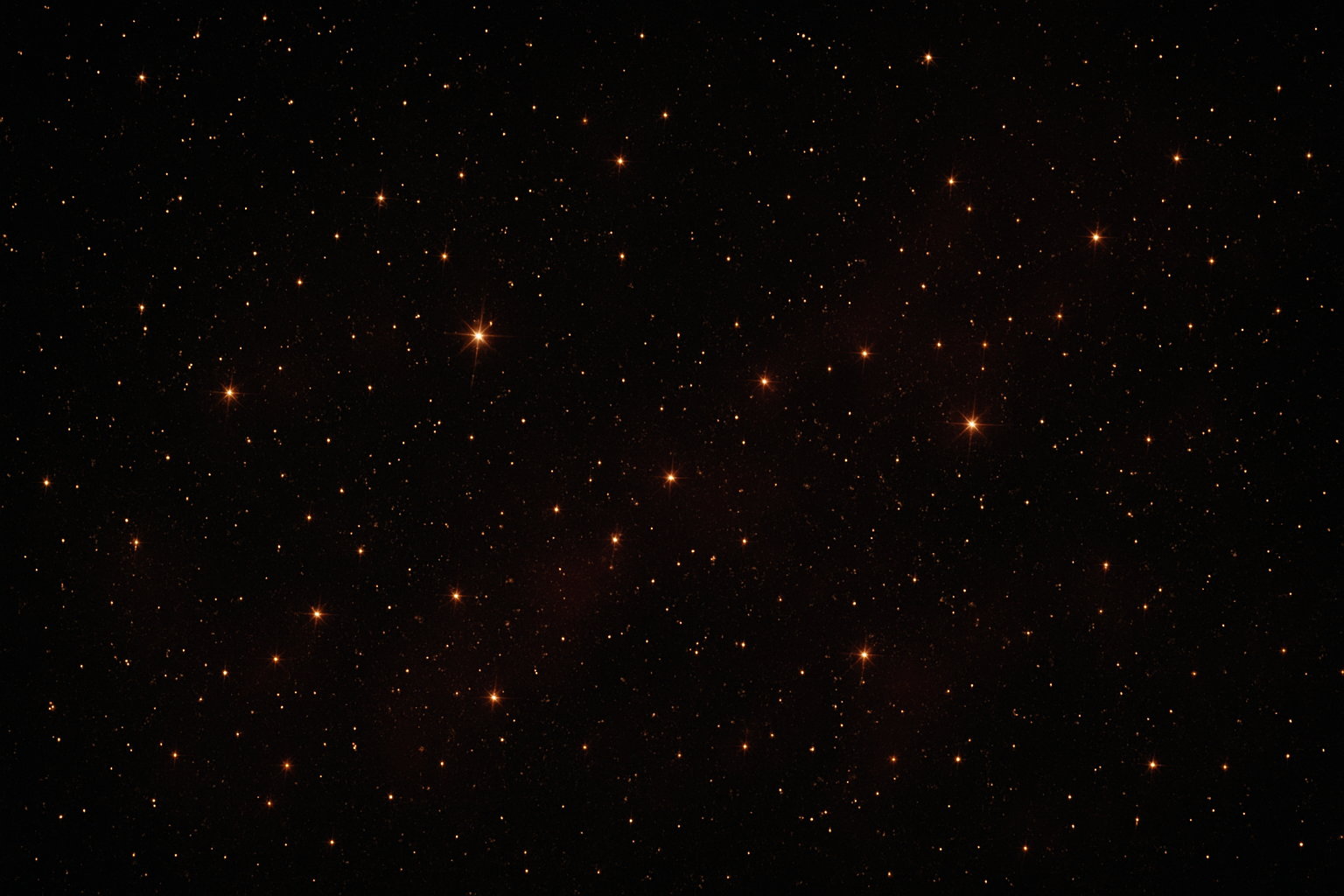 DO A STARY SKY WITH Color Codes = Gold: (#BE8833) Maroon: (#3D1117) Orange: (#A93B0F) Black: (#000000) JUST STARS